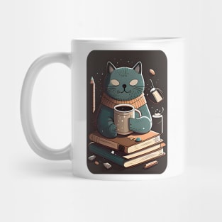 Coffee, Cats, and Books - Funny Cats Mug